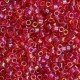 Miyuki delica kralen 11/0 - Light cranberry lined topaz luster DB-62
